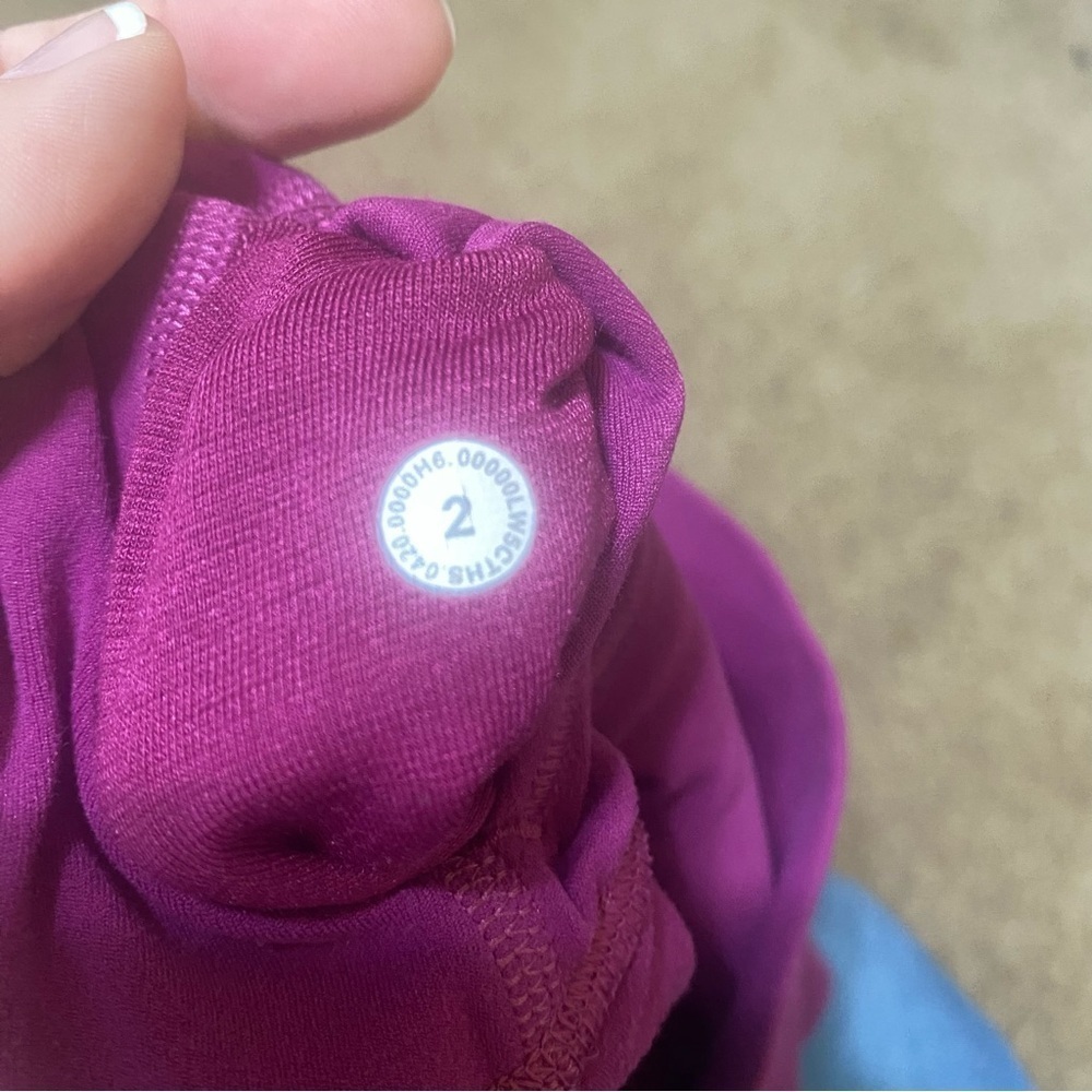 Lululemon Align Pant 28" Leggings Deep Fuschia Pink Size 2 - Picture 6 of 14